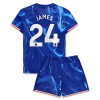 Original Trikotsatz Chelsea James 24 Heimtrikot 2024-25 Für Kinder